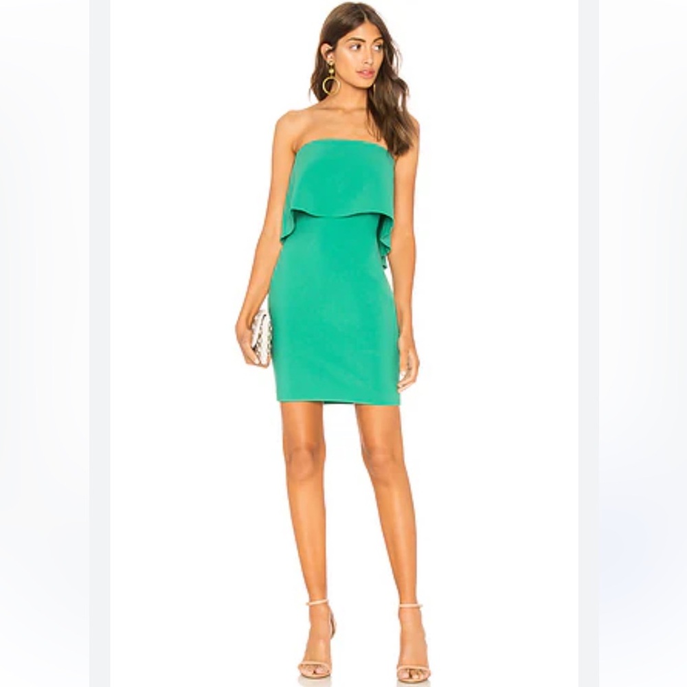 Likely x REVOLVE Mini Driggs Dress in Greenlake
LIKELY